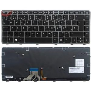 Toetsenbord met Amerikaanse/Spaanse/Braziliaanse/Amerikaanse lay-out voor HP Elitebook Folio 1000 1040 G1 G2 achtergrondverlichting(SP Backlit)