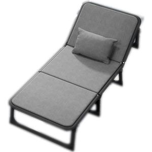 Opklapbed Opvouwbaar laken Enkele fauteuil Dutje Bed Kantoor Dutje Bed Multifunctioneel Draagbaar Eenvoudig opvouwbaar vrijetijdsbed voor Buitenreizen Thuiskantoor (Color : 1, Size : B)