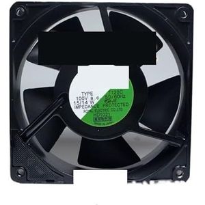 Voor TOYO FAN TYPE T120C AC 100V 15/14W 120x120x38mm serverkoelventilator