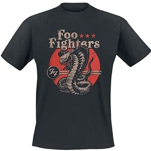 Foo Fighters Snake heren T-shirt zwart band-merch, bands, zwart, L