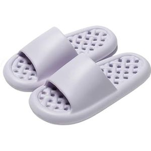 Non-slip Bathroom Slippers,Soft Slippers,Indoor And Outdoor Platform Pool Slippers Shower Slippers (Color : Purple, Size : 36/37)