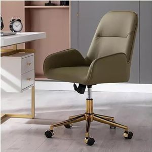 Comfortabele bureaustoel Pu lederen bureaustoel Verstelbare draaibare bureaustoelen Belasting 250 lbs Ergonomische bureaustoel