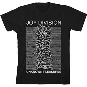 Joy Division Unknown Pleasures T-shirt zwart L 100% katoen Band merch, Bands