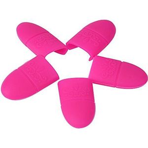 Artlalic 5 stuks Nagel Soakers Pad Houder Herbruikbare Silicone UV Gel Polish Remover Caps Tips