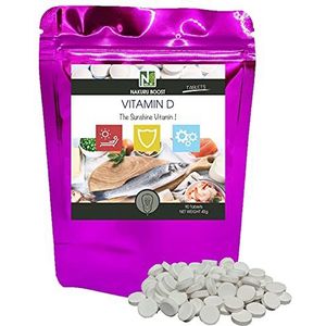 Vitamine D / 90 tabletten van 500mg / NAKURU Boost/Gemaakt in Frankrijk / ""De Vitamine Zonneschijn!