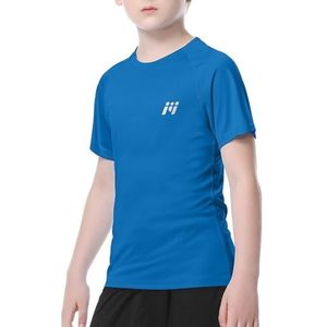 MEETWEE jongens zwemshirt met korte mouwen UV-bescherming UPF 50 + zwemshirt sneldrogend