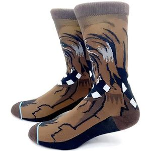 WOO GIRL Idol sokken - Darth Vader / R2D2 / Storm Trooper - thuis en als backucker onderweg voor Star Wars-fans - maat 37-45 (CHEWBACCA), Chewbacca.