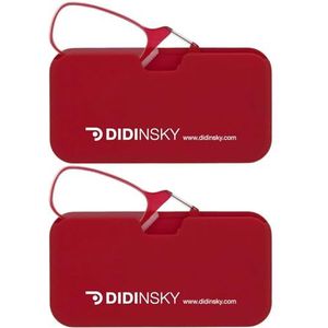 DIDINSKY – Leesbril Zonder Pootjes voor Mannen en Vrouwen | Ultralicht & Draagbaar Design | Transparant | Pocket Leesbril tegen Presbyopie – MOMA