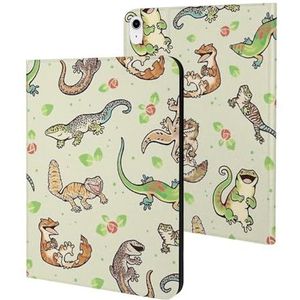 Spring Geckos Case Compatibel Voor iPad 10 (10.9 inch) Slim Case Cover Beschermende Tablet Cases Stand Cover