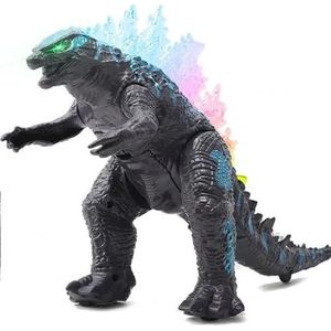 Godzilla King Of The Monsters Toys, Godzilla W/Lights & Sounds, Geschikt Voor Verjaardagscadeau(Color:blauw)