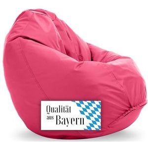 Bruni Zitzak Classico L in roze – XL zitzak met binnenzak om te lezen, afneembare overtrek, voedselveilige EPS-parels als beanbagvulling uit Duitsland