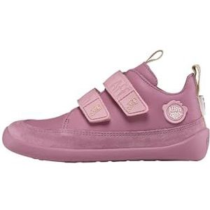 Affenzahn - Blotevoetenschoenen - Lavendel - Leer - Antislip - Klittenbandsluiting