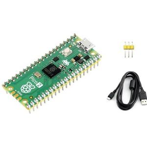 Pre-Soldered Raspberry Pi Pico 2 met Kop RP2350 Microcontroller Board Mini Board Kit Gebaseerd op RP2350 Chip, Dual-Core & Dual Architecture, Ondersteuning C/C++/Python