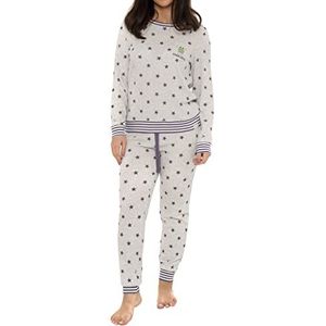 Wingwalker Dames Disney Star Wars Pyjama's Vrouwen De Mandalorian Wafel PJs Grijs Large