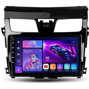 10"" 2 DIN Android 14 Autoradio Stereo voor Nissan Teana Altima J33 2013-2015 met draadloze CarPlay Backup Camera Stuurwielbediening GPS Navigatie Bluetooth(L10(1+32G))