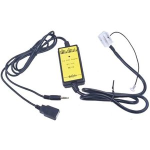 CTAB - CD-adapter - Geschikt voor VW Passat B6 Polo Rabbit Transporter T5 Tiguan Touran