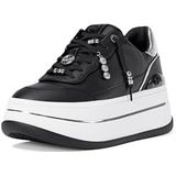 Michael Kors - Hayes Platform - Sneakers - Zwart - Leer