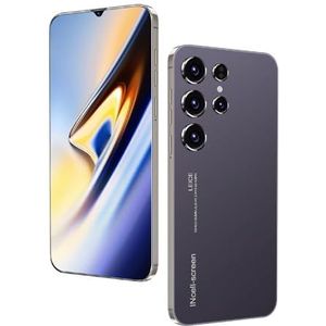 DEMANN GMBH Ontgrendel je telefoon, 6,3 inch scherm, 2 GB RAM + 16 GB ROM/TF 128 GB, 2 MP + 8 MP dubbele camera, ondersteuning voor 4G LTE FDD TDD, dual sim, geschikt voor beginners (89 paars)