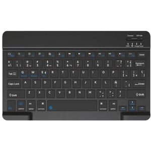 QPSJXN Bluetooth-toetsenbord en muis combo compatibel met tablets en telefoons Android Windows-apparaten (Spaans 2)