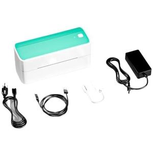 Bluetooth thermische labelprinter draadloze kleine verzendlabelprinter 4X6 compatibel(Verde)