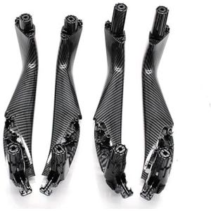 Auto interieurdeurgrepen Voor BMW 5 Serie M5 G30 G31 F90 2017-2022 Links Rechts Koolstofvezel Interieur Autodeurgreep Binnenbekleding 51417438523(Carbon 4pcs)