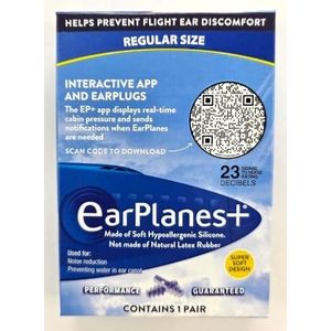 Earplanes - Oordoppen - Herbruikbaar - Hypoallergeen Siliconen - 24 SNR