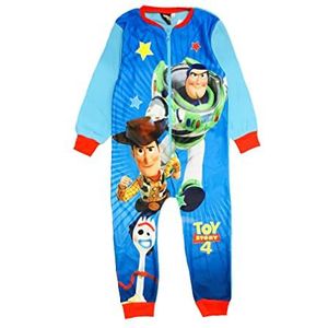 Disney Toy Story, eendelige pyjama voor jongens of meisjes, eendelig, pyjama voor kinderen, leeftijd 18 maanden - 5 jaar, blauw, 3-4 Jaar