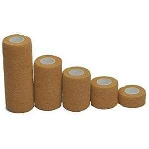 Cohesieve bandage zelfklevende bandage elastisch samenhangend verband niet-geweven samenhangende atletische tape huisdier wrap bandaging tape - 1Roll