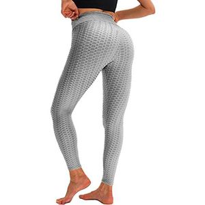 Merlvida Sportlegging voor dames hoge taille anti-cellulitis push-up leggings ondoorzichtig met buikcontrole zachte elastische yogabroek sportbroek slim sportlegging boom booty leggings voor dames
