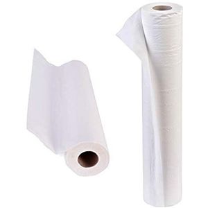 Papier Bank Roll 20 ""40 M witte hygiëne schoonheidssalon massage tafel bed Cover (twee rollen)
