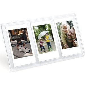 WINKINE Acryl Mini Frame voor Instax 2x3 Inch Foto's, 3-pack Witte