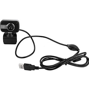 USB Webcam - 12 Megapixel - HD USB Camera - Live Streaming - Ingebouwde Microfoon - 360 graden Rotatie