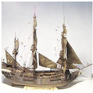 For:Modelschip 1:96 Pirates Of The Caribbean Black Pearl Houten Zeilboot Modelbouwpakket Verzamelbare Decoraties