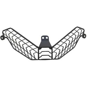 Koplampgrill Motorfiets Koplampen Protector Koplamp Guard Grill Covers Onderdelen Voor Benelli Voor TRK 702 Voor 702X 2022 2023 Koplamphoes motorfiets (Color : Black)