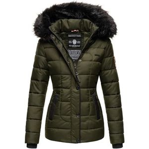 Marikoo Parka B391 winterjas voor dames, warme gewatteerde jas