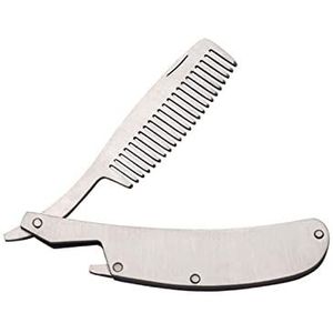 DieffematicSZ kam Beard Modeling Template Tool Portable Comb Mini Folding Comb