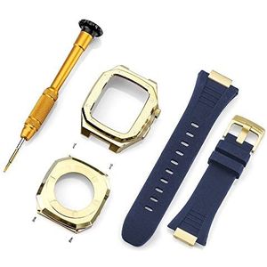 OFWAX Roestvrij stalen horlogebandje, voor Apple Watch 45mm 44mm 41mm 9 8 7 6 SE 5 4 3 2 1 serie horloge upgrade vervangen riem modificatie kit, For 40mm, agaat