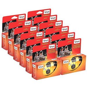 TopShot 400 wegwerpcamera met ingebouwde flitser (verpakking van 12 camera's, 27 afbeeldingen)