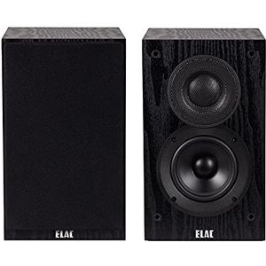 ELAC BS41-BK Passieve Boekenplank Luidsprekers, Zwart, 4