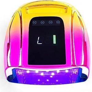 UV-nagellamp, LED UV-nagellamp Oplaadbare nagellamp met handvat Draadloze gelpolijstmachine LED-nagellamp Draadloze manicure UV-LED-lamp(B)