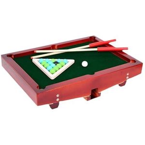 LOVIVER Tafelblad Pooltafelset Desktop Snooker Rekken Vrije tijd Klein tafelblad Biljart Indoor Game Speelgoed voor gezinnen