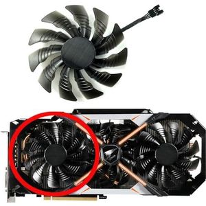 PLD10015B12H Voor GIGABYTE voor GTX1070 1080 1080ti voor AORUS Grafische Kaart Vervangende Ventilator(Left fan)