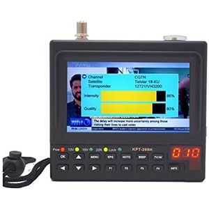 Satellietzoeker, digitale satellietsignaalzoeker, KPT-269H DVB-S2 Satellietzoeker Full HD Digitale Satelliet TV Ontvanger Zoeker Meter MPEG-4 HD DVB-S Satellietzoeker voor het aanpassen van satelliet-