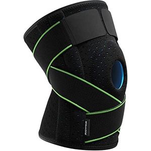 Bodyprox kniebrace met zij stabilisatoren en gel pads voor perfecte knieondersteuning artritis