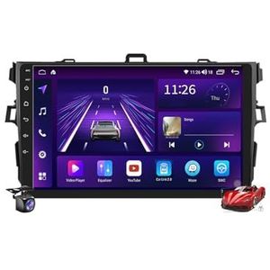 Android 15.0 Radio 2 Din Auto Stereo met 4G 5G WiFi DSP SWC Carplay voor Corolla E140 E150 2006-2013 GPS Navigatie 9'' MP5 Multimedia Video Player FM BT Ontvanger,A,M150S~2/64GB