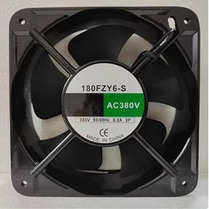 180FZY6-S AC 380V 0.2A 50/60Hz 18cm 2-Wire Cabinet Fan for Efficient Ventilation
