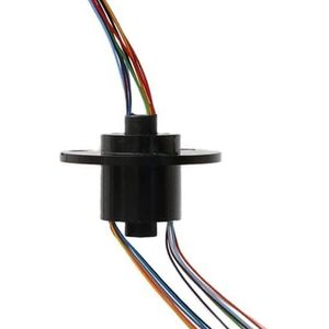 1PCS Gat Dia 5mm 7mm Boring Slip Ring 2/4/6/12 draden Holle As Geleidende Ring for PTZ Eettafel Rotor DIY Accessries (Color : Hole 5mm 12CH 2A)