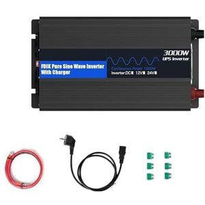 Zuivere Sinusomvormer UPS-omvormer Met Oplader 12V Omvormer 3000W 5000W Off-grid Veilige Stabiel(12V 3000W UPS)