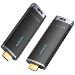 Draadloze HDMI Zender en Ontvanger - Draagbare Extender, 2.4/5GHz Adapter Voor Streamen Van PC Naar Monitor/Projector/HDTV