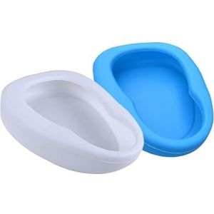 KRXSOBNV, Voorgevormde ondersteek for vrouwen en mannen, stevige dikke stabiele PP-bedpan potje urinoirs for ouderen en bedlegerige patiënten thuisgebruik,Urinal